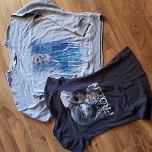 Disney Frozen sweatshirt & graphic tee bundle Let It Go